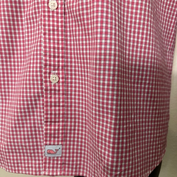NWOT Vineyard Vines Red Gingham Men's Shirt - Picture 6 of 10